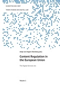 Cover: TRIER STUDIES ON DIGITAL LAW / Content Regulation in the European Union - epubli