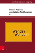 Cover: Wende? Wenden! - Linguistische Ann&auml;herungen - Brill Deutschland