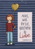 Cover: Jahreslosungspostkarten 2024 f&uuml;r Kinder (mit Stundenentwurf) - Born-Verlag