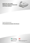 Cover: Infraschallunterst&uuml;tztes Dornhonen - Fraunhofer Verlag