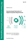 Cover: Scenario-based Derivation of Digital Ecosystem Requirements - Fraunhofer Verlag