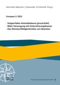 Cover: Stolperfallen Hinterbliebene (privat/bAV), Mehr Versorgung mit Unterst&uuml;tzungskassen, Das Dienstunf&auml;higkeitsrisiko von Beamten - VVW Verlag Versicherungswirtschaft