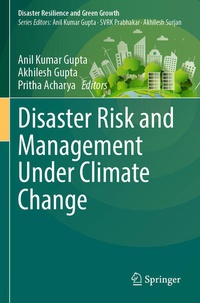 Enlarge image Cover: Disaster Risk and Management Under Climate Change - Springer