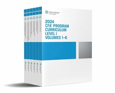 Abbildung von: 2024 CFA Program Curriculum Level I Box Set - Wiley