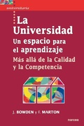 Cover: La Universidad. Un espacio para el aprendizaje - Narcea Ediciones