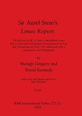 Cover: Sir Aurel Stein's Limes Report, Part II - British Archaeological Reports Oxford Ltd