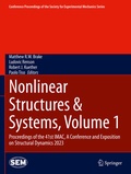Cover: Nonlinear Structures & Systems, Volume 1 - Springer