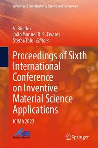 Enlarge image Cover: Proceedings of Sixth International Conference on Inventive Material Science Applications - Springer