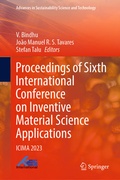 Cover: Proceedings of Sixth International Conference on Inventive Material Science Applications - Springer