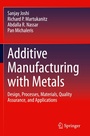 Cover: Additive Manufacturing with Metals - Springer
