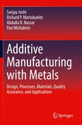 Cover: Additive Manufacturing with Metals - Springer