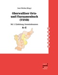 Cover: Oberwalliser Orts- und Flurnamenbuch (VSNB) - Narr Francke Attempto
