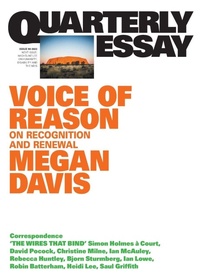 Enlarge image Cover: Voice of Reason - Quarterly Essay