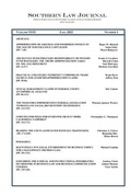 Cover: Southern Law Journal Vol. 32 - Parson's Porch