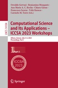 Cover: Computational Science and Its Applications - ICCSA 2023 Workshops - Springer