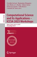 Cover: Computational Science and Its Applications - ICCSA 2023 Workshops - Springer