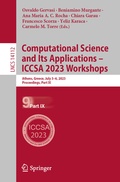 Cover: Computational Science and Its Applications - ICCSA 2023 Workshops - Springer