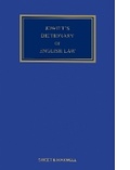 Bild: Jowitt's Dictionary of English Law - Sweet & Maxwell