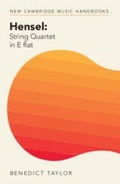 Cover: Hensel: String Quartet in E flat - Cambridge University Press