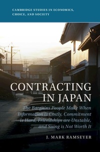 Abbildung von: Contracting in Japan - Cambridge University Press