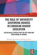 Cover: The Role of University Governing Boards in Canadian Higher Education - Routledge