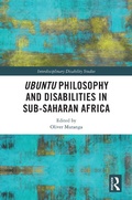 Cover: Ubuntu Philosophy and Disabilities in Sub-Saharan Africa - Routledge