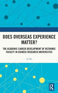 Enlarge image Cover: Does Overseas Experience Matter? - Routledge