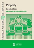 Cover: Examples & Explanations for Property - Aspen Publishing