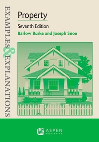Enlarge image Cover: Examples & Explanations for Property - Aspen Publishing