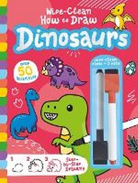 Enlarge image Cover: Wipe-Clean How to Draw Dinosaurs - Imagine That Publishing Ltd