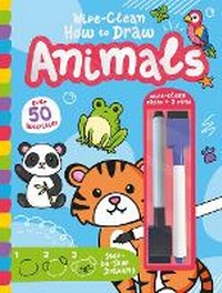 Enlarge image Cover: Wipe-Clean How to Draw Animals - Imagine That Publishing Ltd