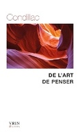 Cover: de l'Art de Penser - Librarie Philosophique J. Vrin