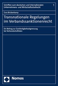Bild: Transnationale Regelungen im Verbandssanktionenrecht - Nomos