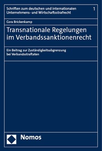 Abbildung von: Transnationale Regelungen im Verbandssanktionenrecht - Nomos