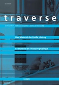 Cover: Das Material der Public History | Le mat&eacute;riel de l'histoire publique - Chronos