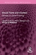 Cover: Social Texts and Context - Routledge
