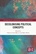 Cover: Decolonising Political Concepts - Routledge