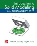 Cover: Introduction to Solid Modeling Using Solidworks 2023 - McGraw-Hill Education