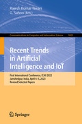 Cover: Recent Trends in Artificial Intelligence and IoT - Springer