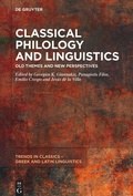 Cover: Classical Philology and Linguistics - De Gruyter