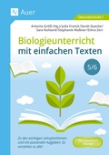 Cover: Biologieunterricht mit einfachen Texten 5-6 - Auer Verlag in der AAP Lehrerwelt GmbH