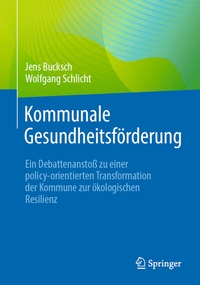 Abbildung von: Kommunale Gesundheitsförderung - Springer