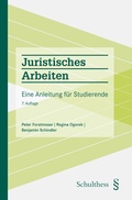 Cover: Juristisches Arbeiten - Schulthess Juristische Medien