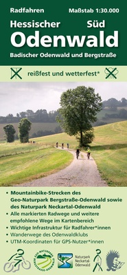 Abbildung von: Radfahren, Hessischer Odenwald Süd / Badischer Odenwald und Bergstraße - MeKi Landkarten