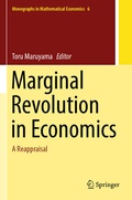 Cover: Marginal Revolution in Economics - Springer