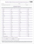 Cover: MacArthur-Bates Communicative Development Inventories (CDI) CDI-III Forms - Brookes Publishing Co