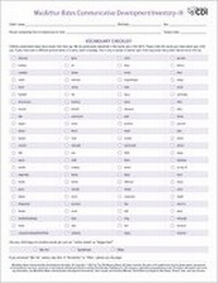 Enlarge image Cover: MacArthur-Bates Communicative Development Inventories (CDI) CDI-III Forms - Brookes Publishing Co