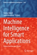 Cover: Machine Intelligence for Smart Applications - Springer