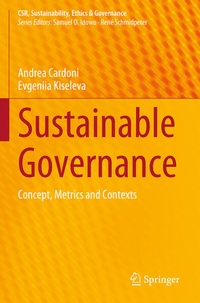 Enlarge image Cover: Sustainable Governance - Springer