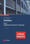 Cover: Stahlbau: Teil 2: Stabilit&auml;t und Theorie II. Ordnung - Ernst & Sohn